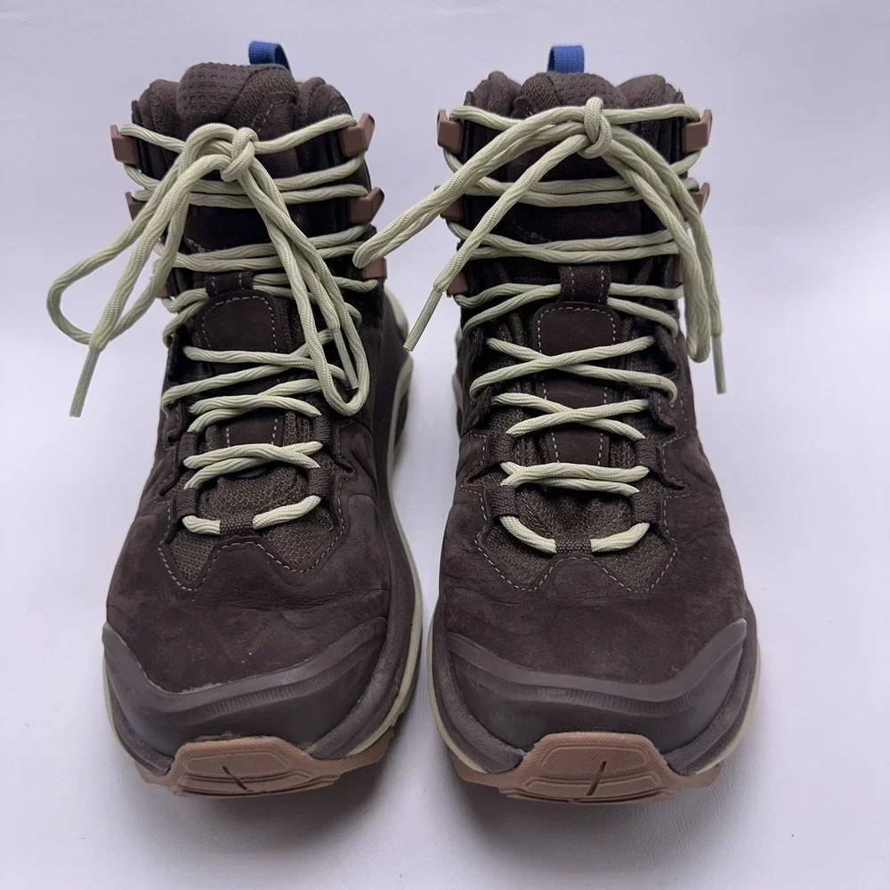 Hoka One One Kaha 3 GTX Men's Size 7D Walnut Oyster Hiking Boots 1162530 Shoes